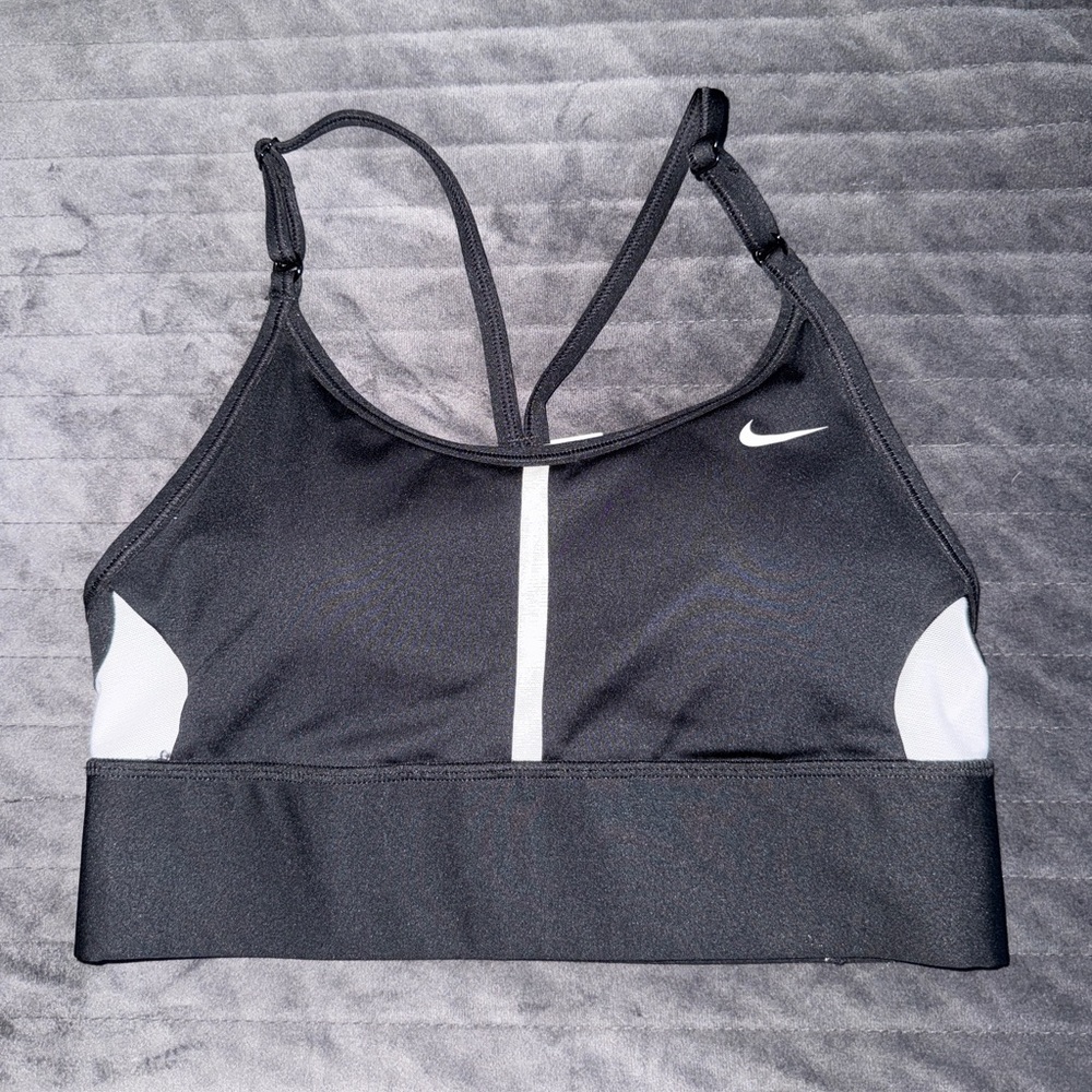 Nike Black and White Sports Bra Intimates